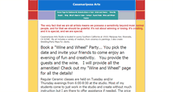 Desktop Screenshot of casamariposaarts.com